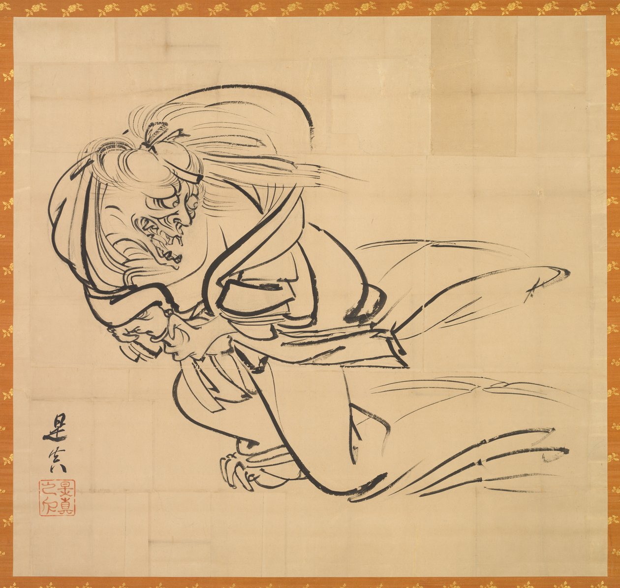 Ibaraki, c. 1840. av Shibata Zeshin