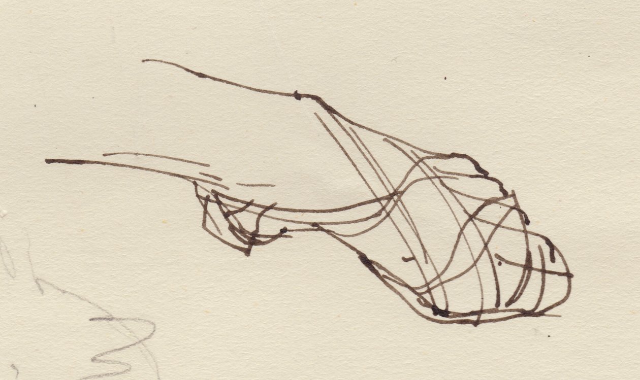 Fotstudie, c1950. av Shirley Markham
