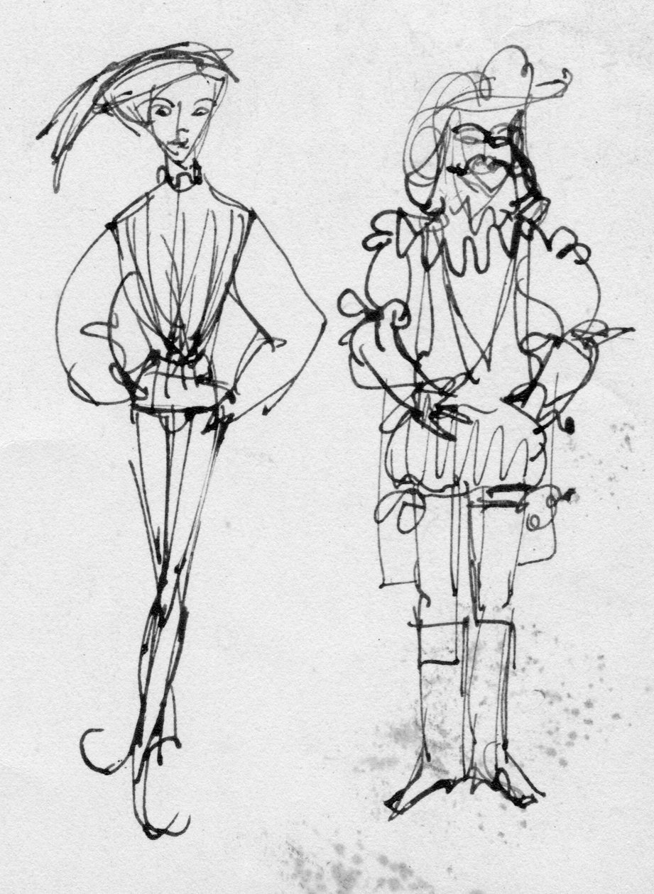Män i tidstypisk dräkt, c1950. av Shirley Markham