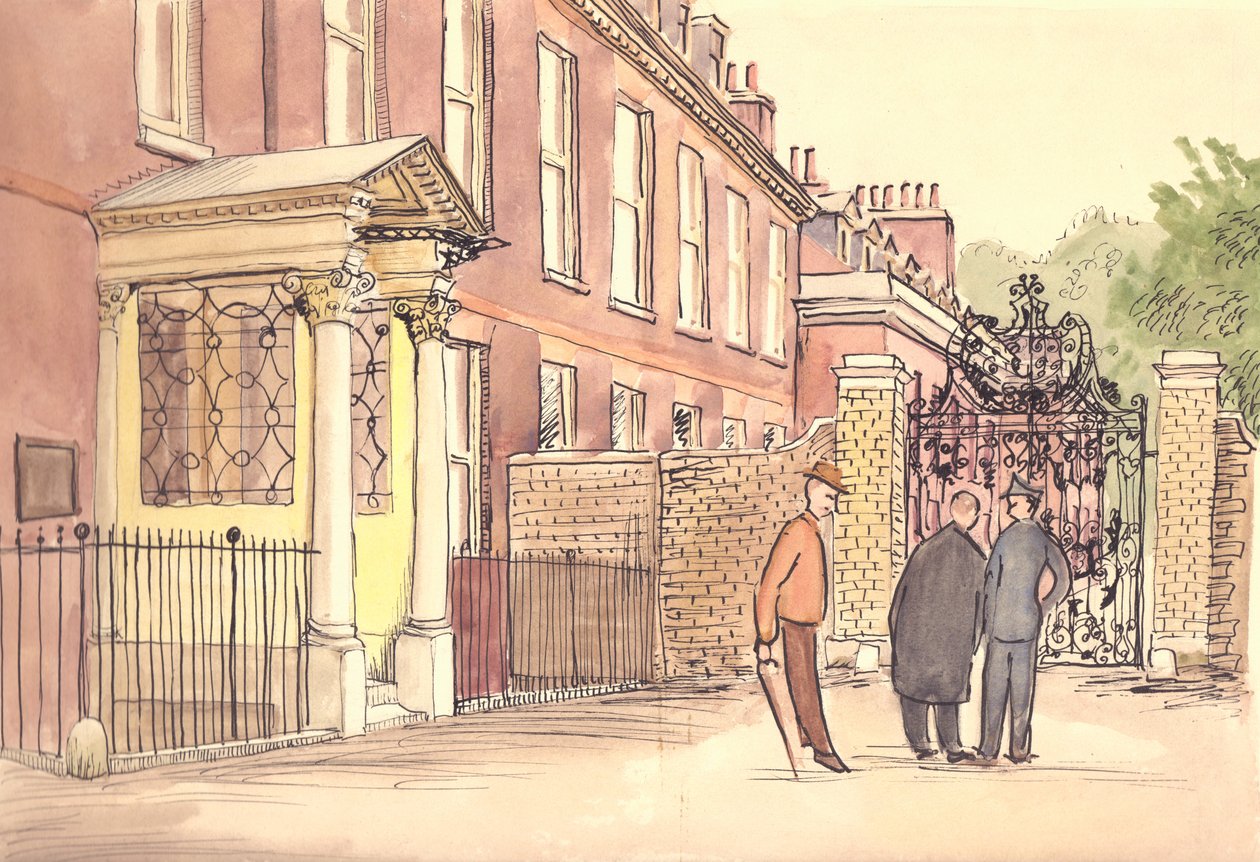 State apartments, Kensington Palace, London, c1950. av Shirley Markham