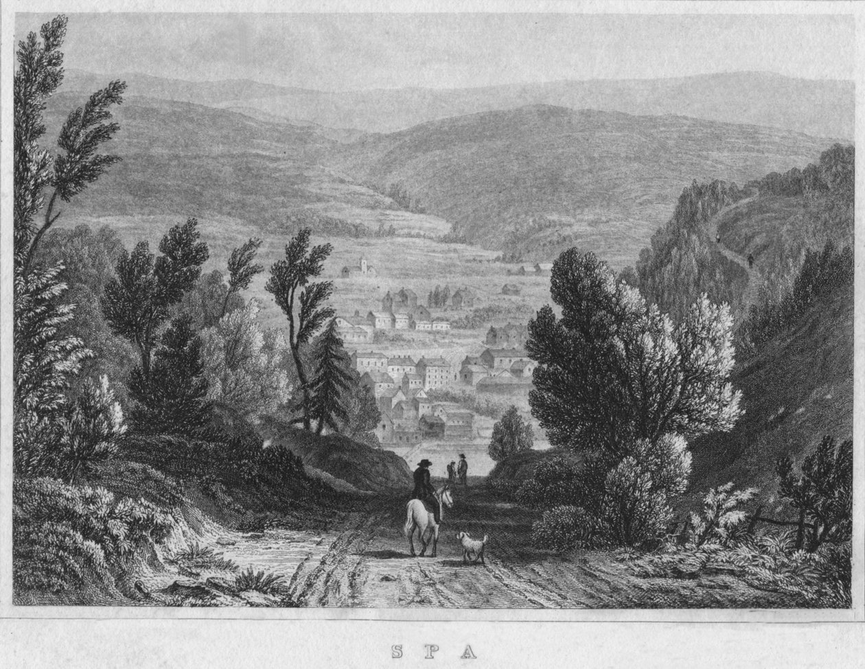 Spa, 1850 av Shury and Son