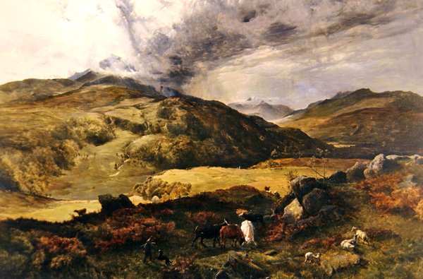 Walesiskt landskap av Sidney Richard Percy