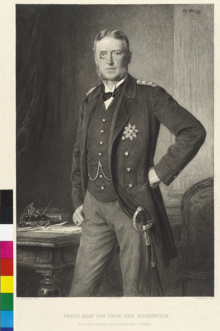 Franz von Thun och Hohenstein av Siegmund L