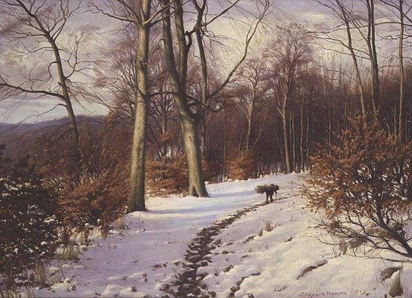 På väg hemåt (d. 1925) av Sigvard Hansen