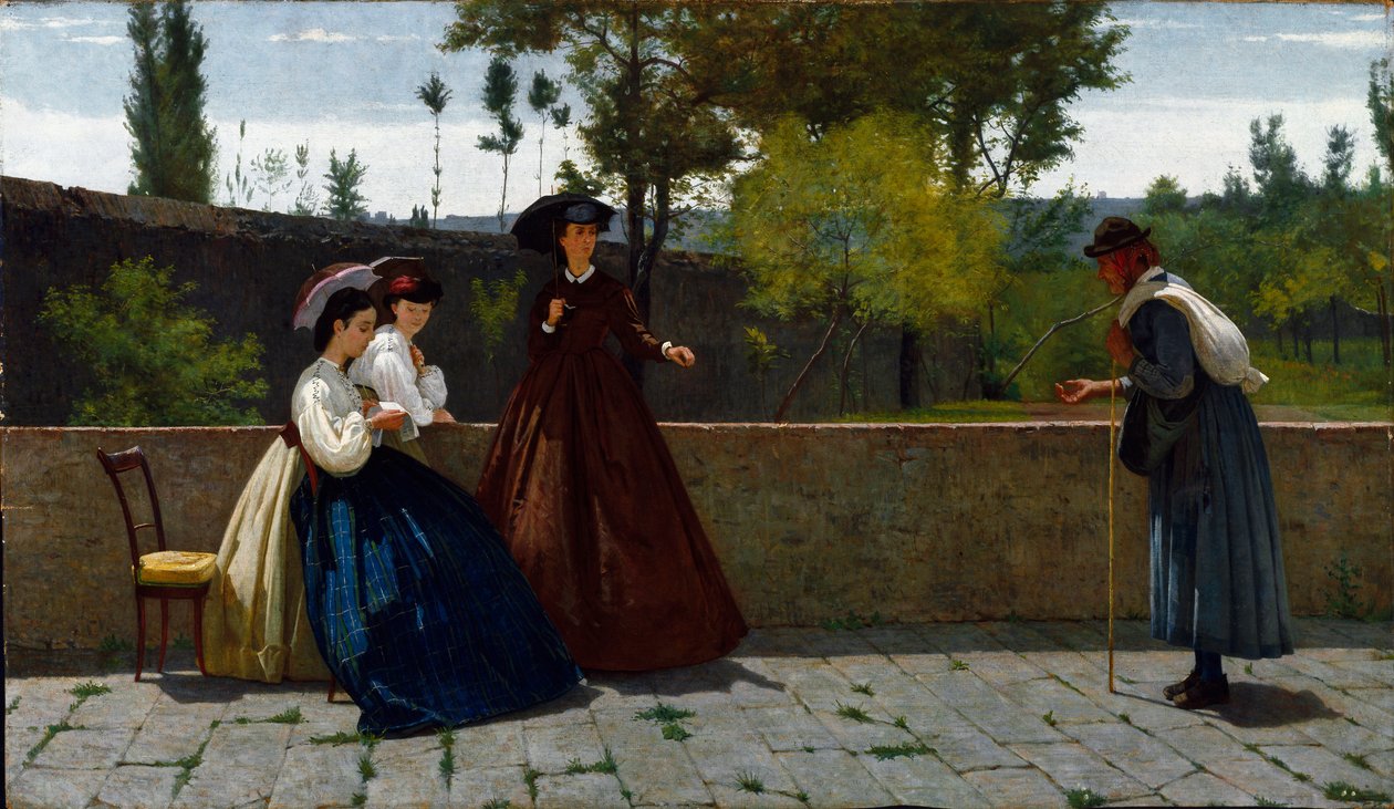 Alms(målning av Silvestro Lega