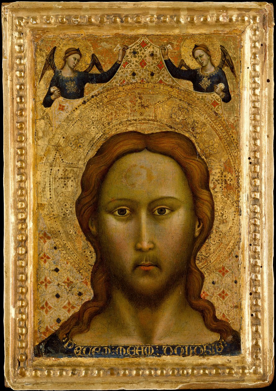 Kristi huvud. av Silvestro dei Gherarducci