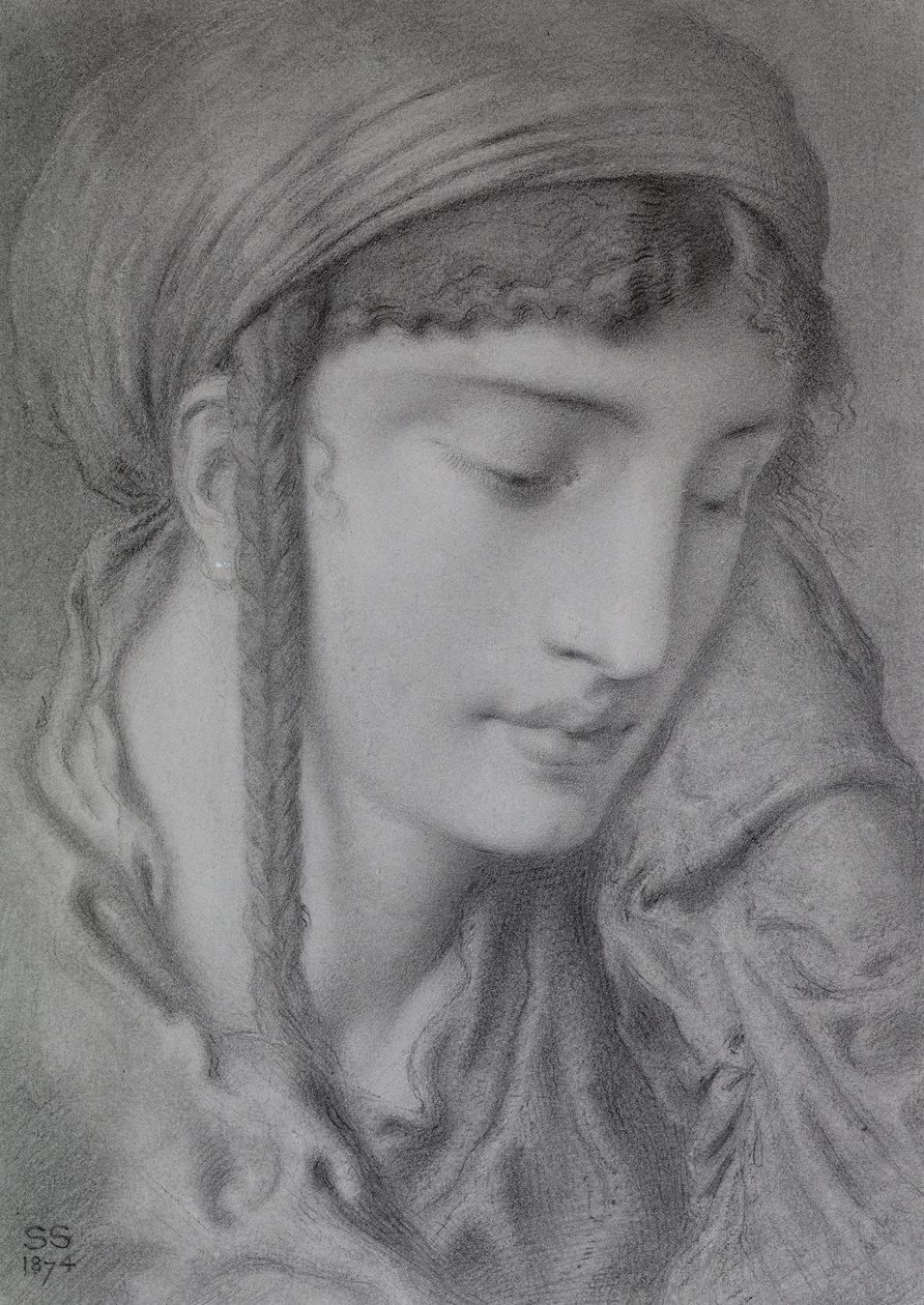En hebreisk tjej av Simeon Solomon