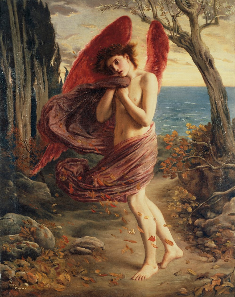 Kärlek på hösten av Simeon Solomon