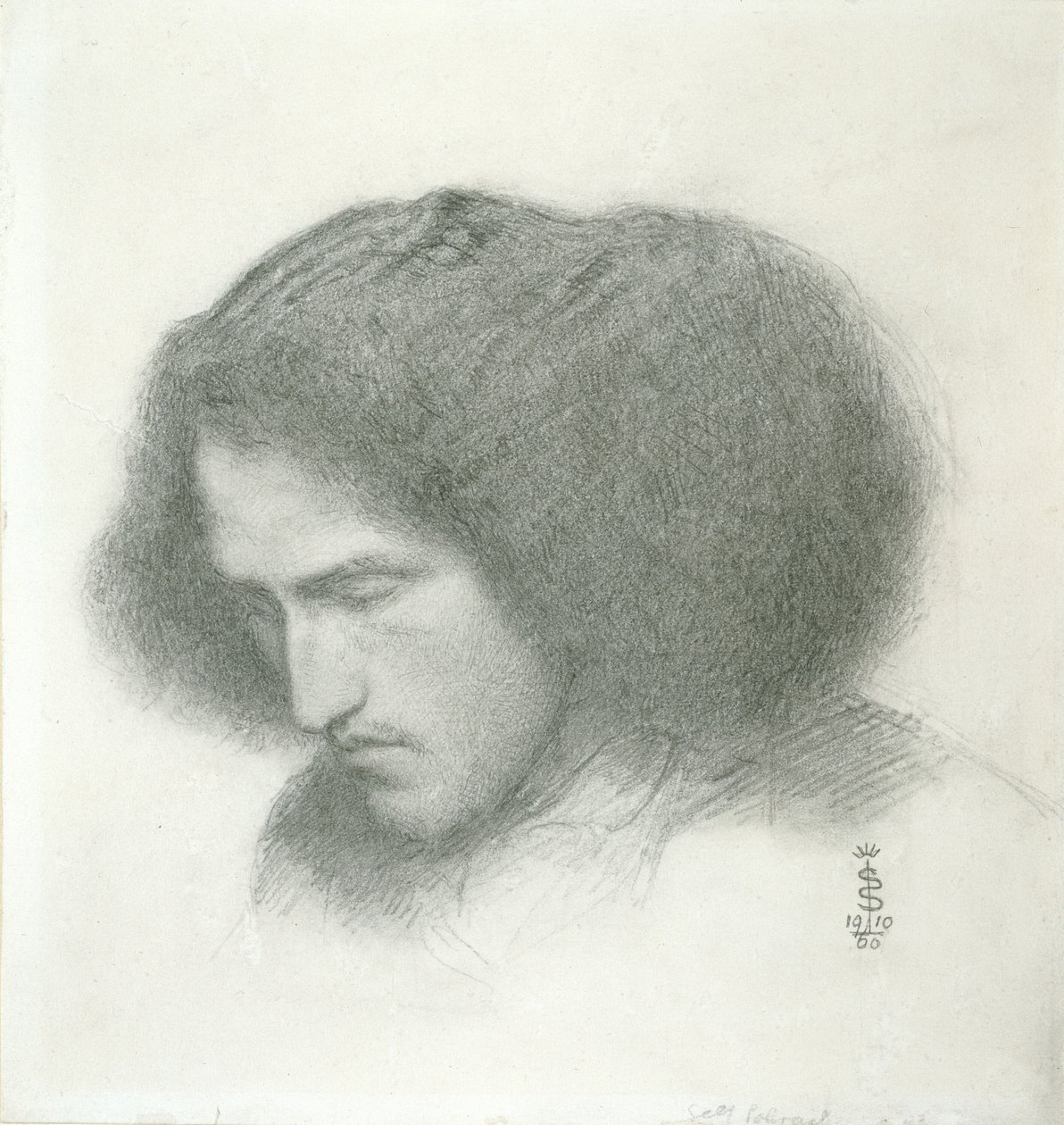 Självporträtt av Simeon Solomon