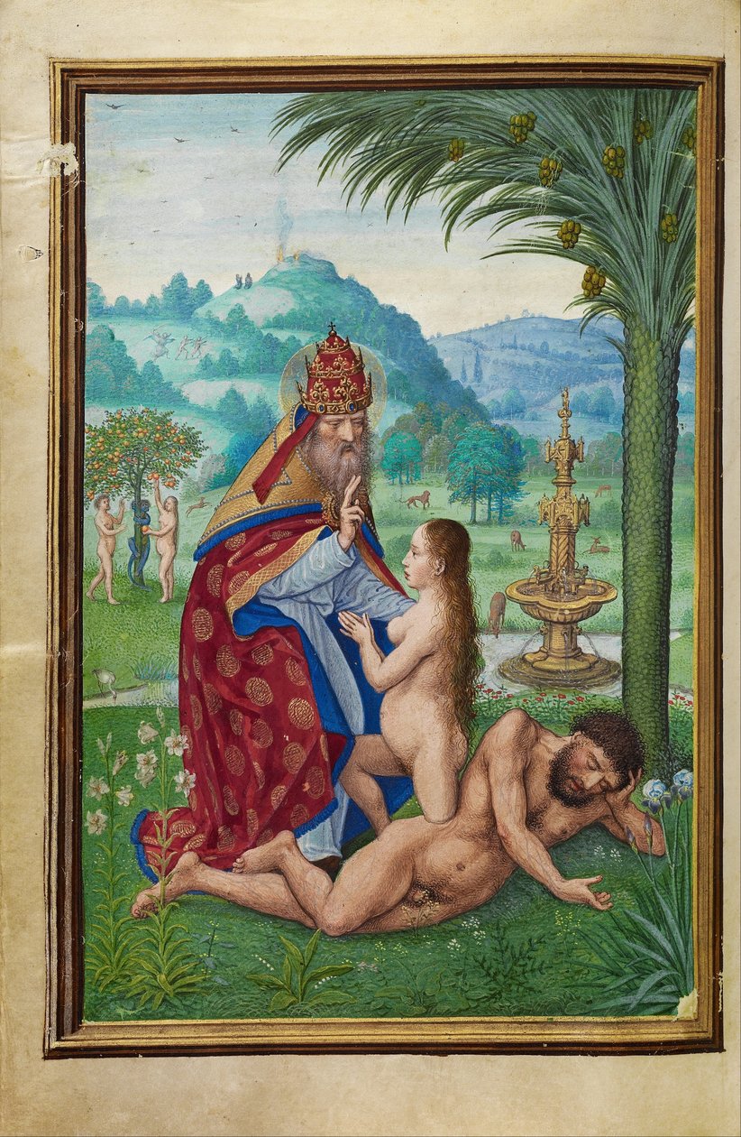 Scener från skapelsen av Simon Bening