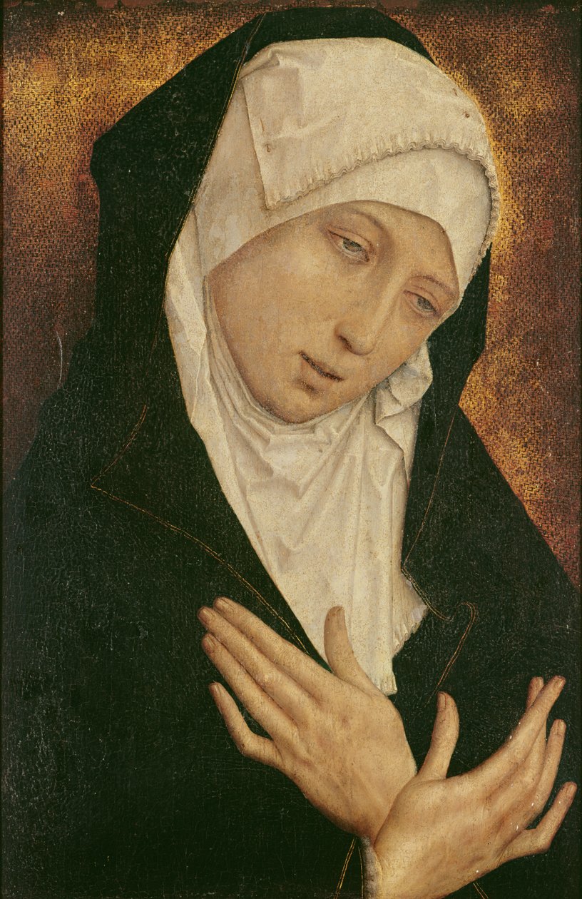 Sorgens jungfru, ca 1460 av Simon Marmion
