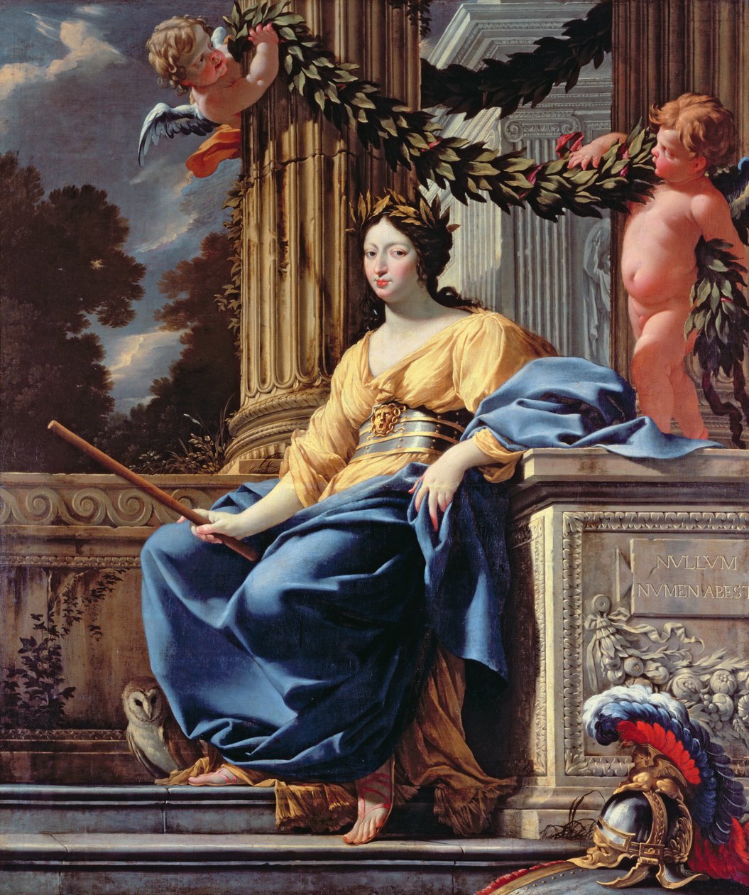 Allegoriskt porträtt av Anne av Österrike, efter 1643 av Simon Vouet