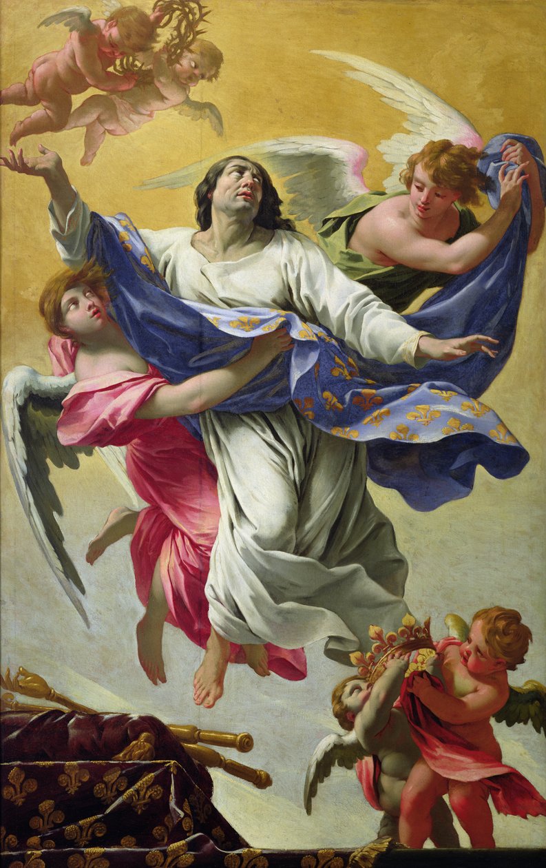 Apoteos av St. Louis, 1639-42 av Simon Vouet