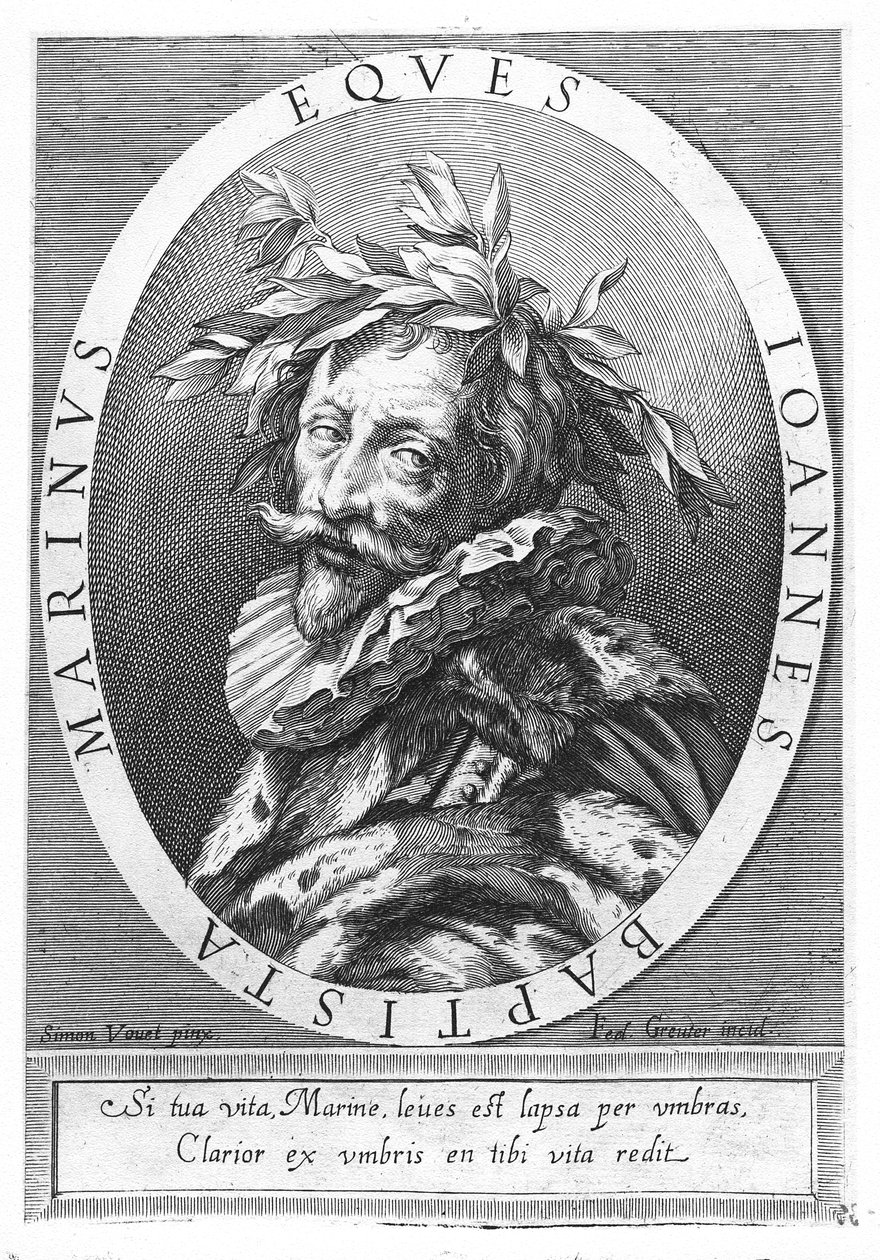 Giambattista Marino av Simon Vouet