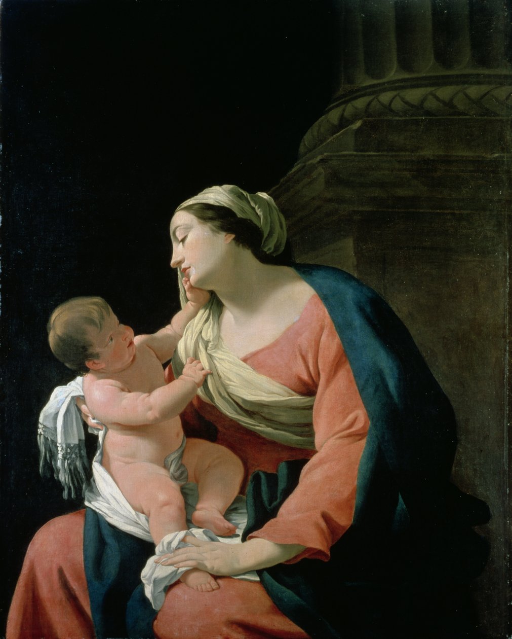 Madonna och barn, 1600-talet av Simon Vouet