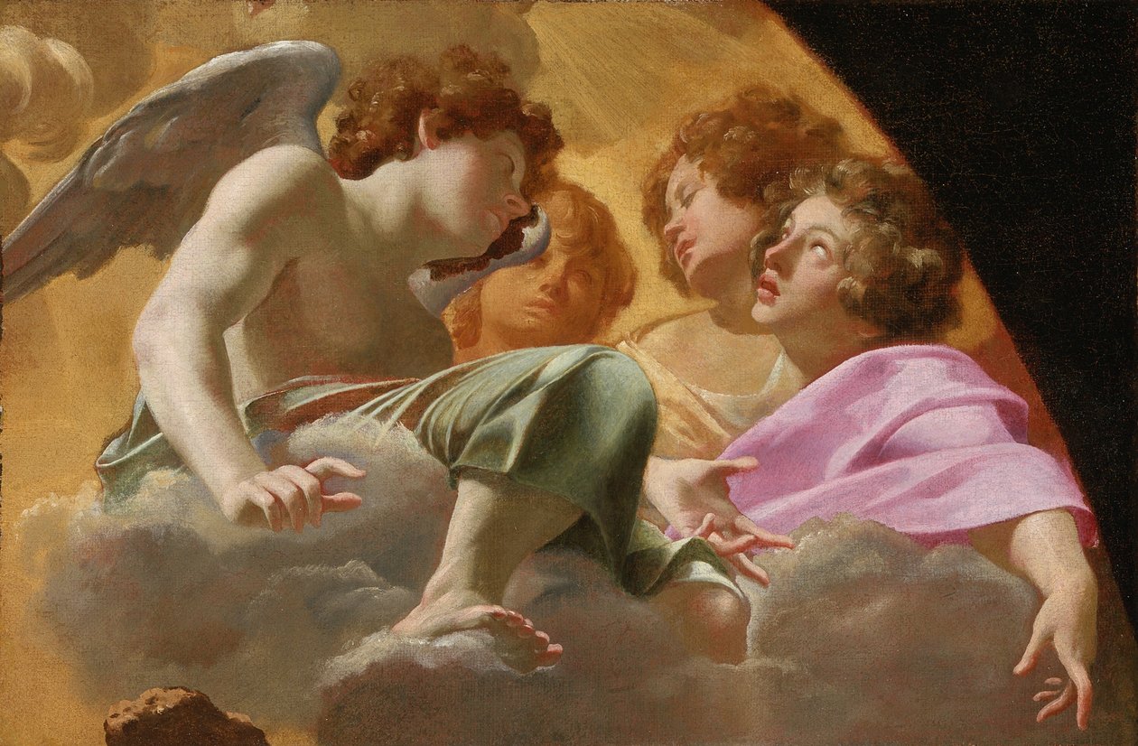 Modell för altaruppsats i Peterskyrkan, 1625 av Simon Vouet