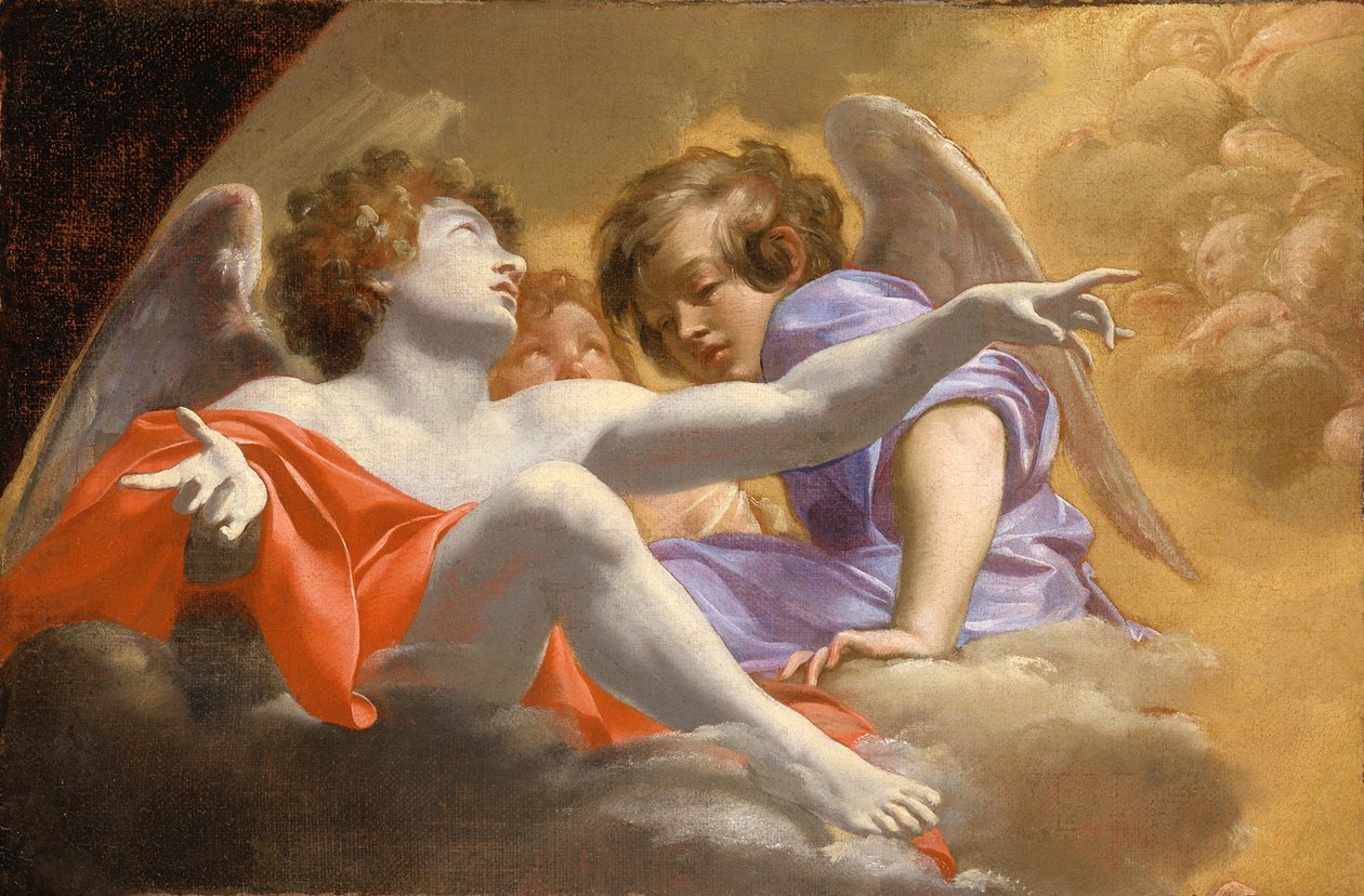 Modell för altaruppsats i Peterskyrkan, 1625 av Simon Vouet