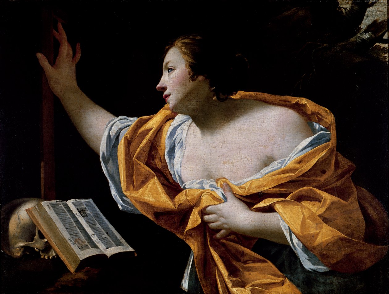 Den ångerfulla Magdalena av Simon Vouet