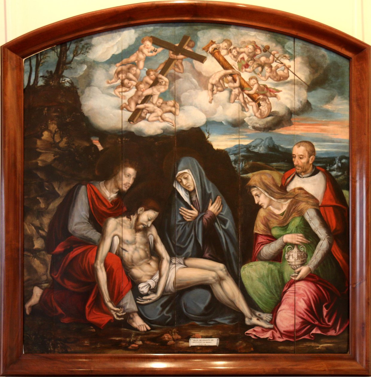 Klagoång över den döde Kristus av Simon de Châlons