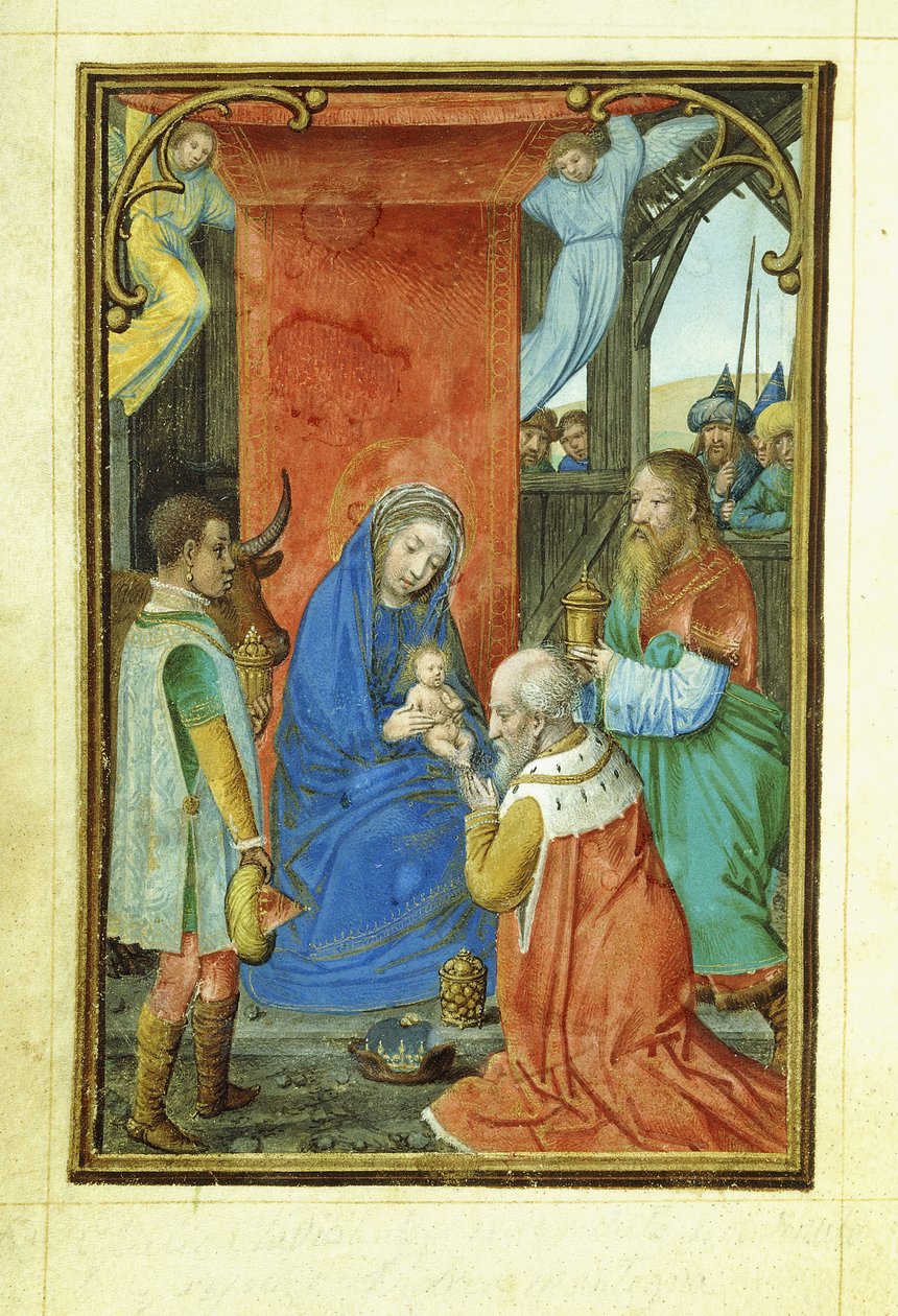Tillbedjan av Magi, 1520-talet av Simon Bening