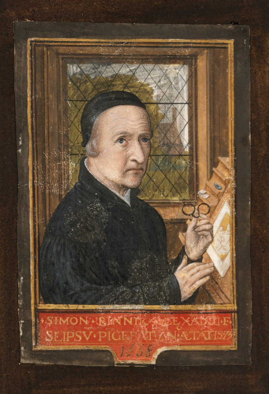 Självporträtt, 1558. av Simon Bening