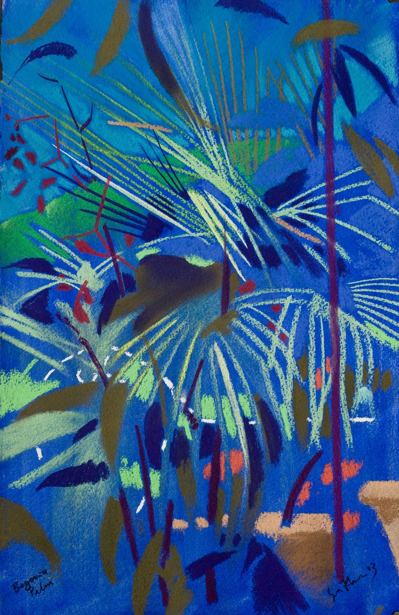 Begonia Palm (pastell på papper) av Simon Fletcher