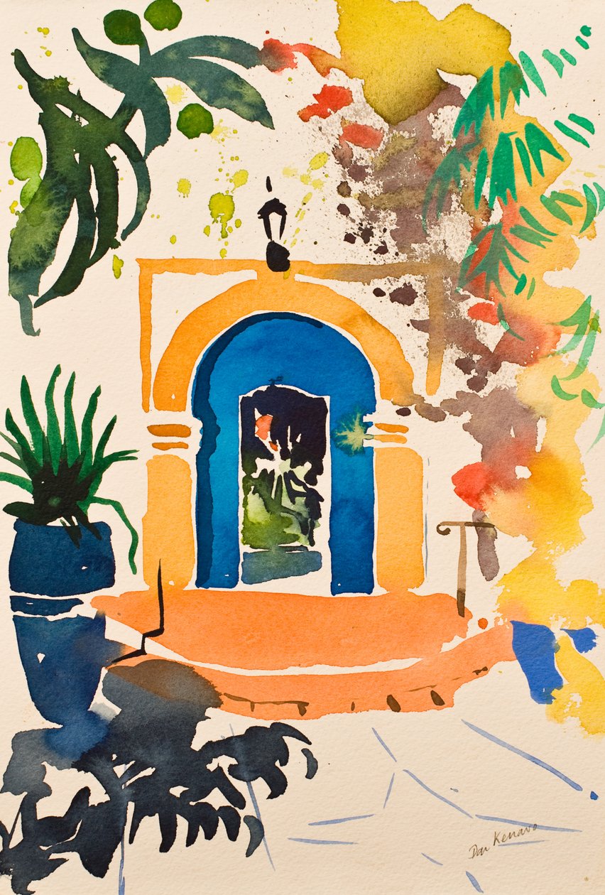 Dar Kenavo, 2016 (akvarell) av Simon Fletcher