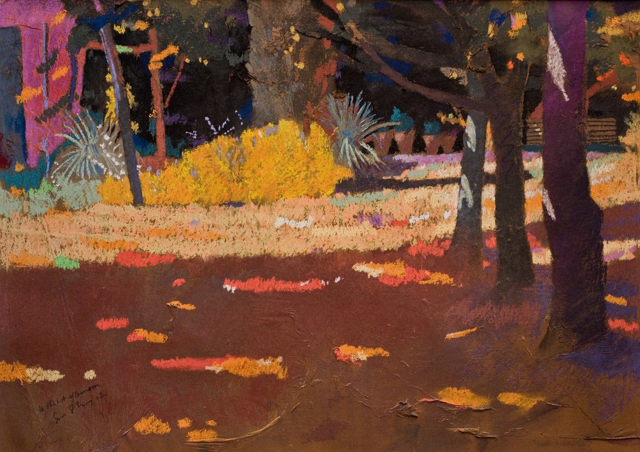 In the Hot Afternoon (pastell på papper) av Simon Fletcher