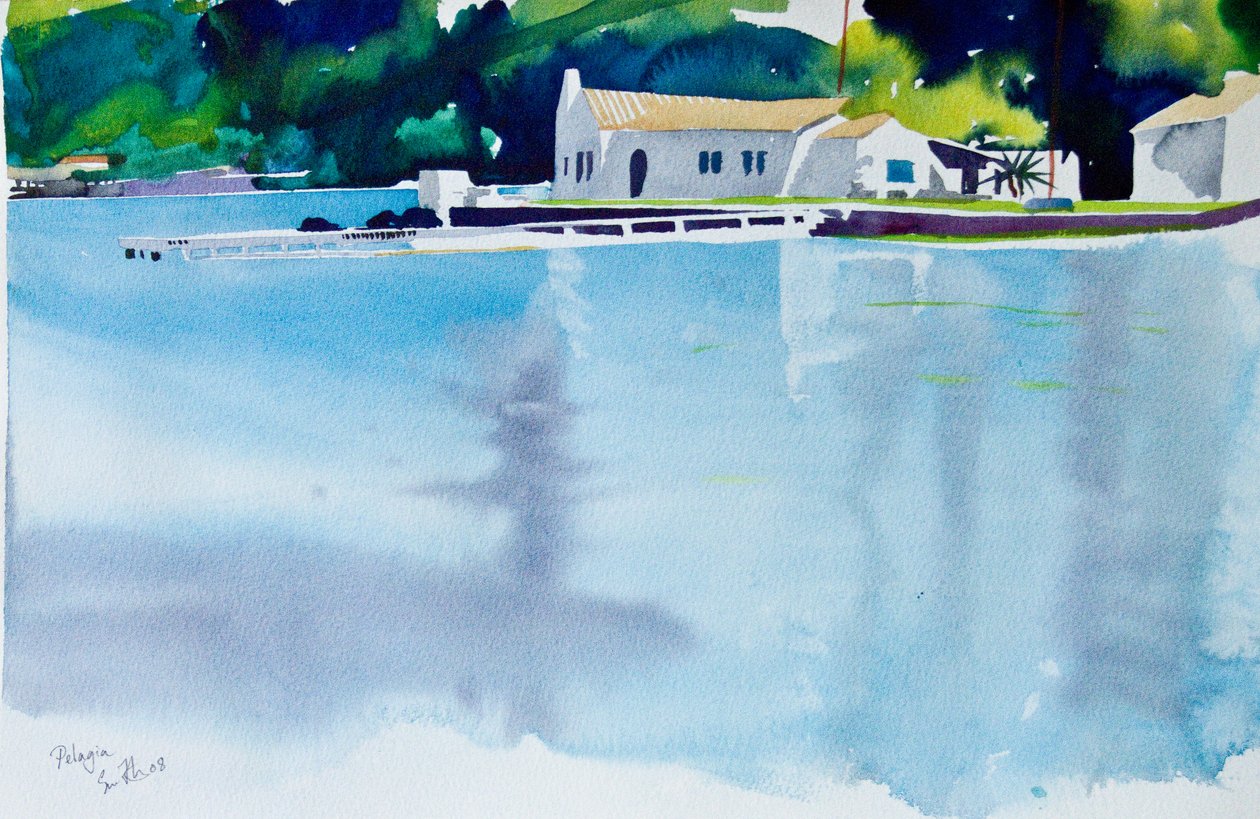 Pelagia, 2008 (akvarell) av Simon Fletcher