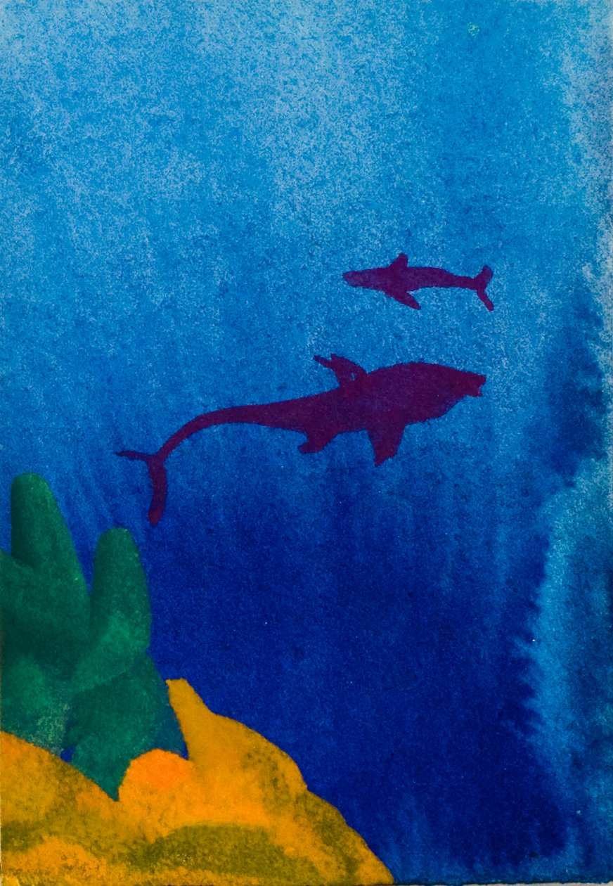 The reef II, 2017 (blandteknik) av Simon Fletcher