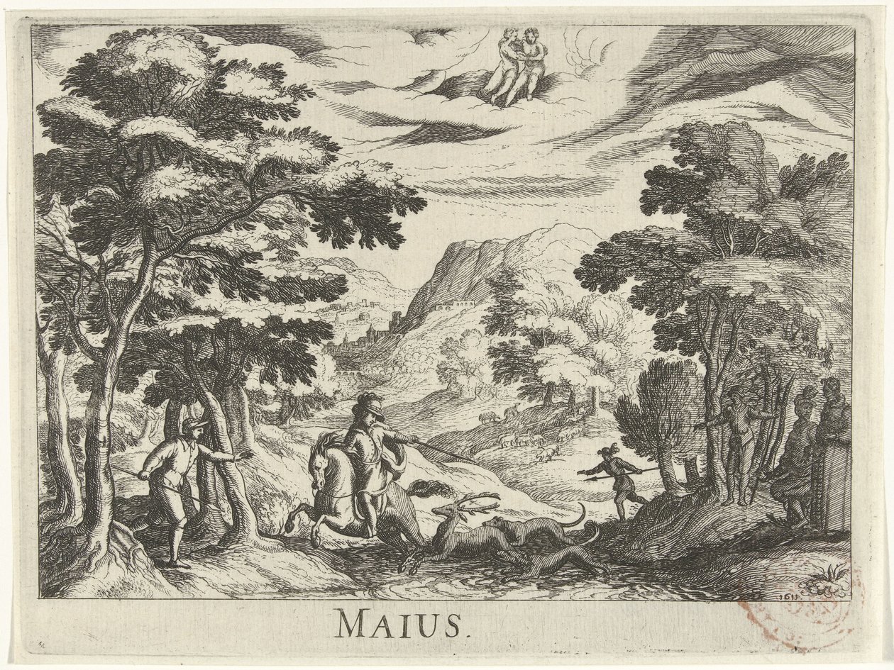 Maj Maius (titel på objekt) Tolv månader (serietitel) av Simon Frisius