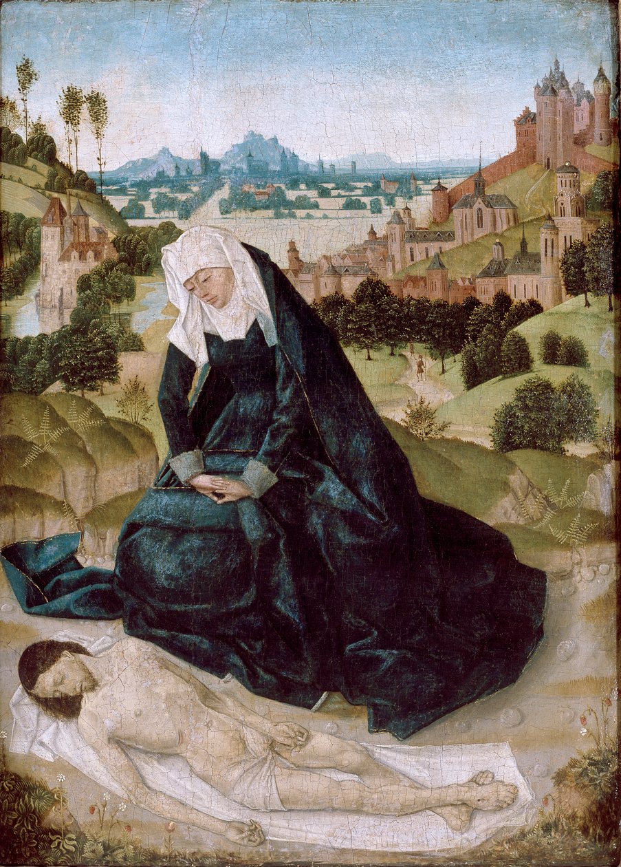 Pieta, 1400-talet av Simon Marmion