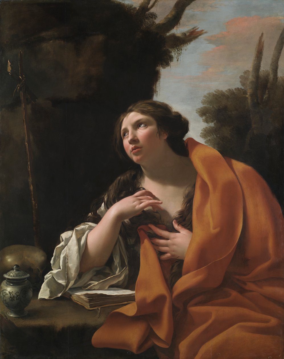 Sankta Maria Magdalena av Simon Vouet