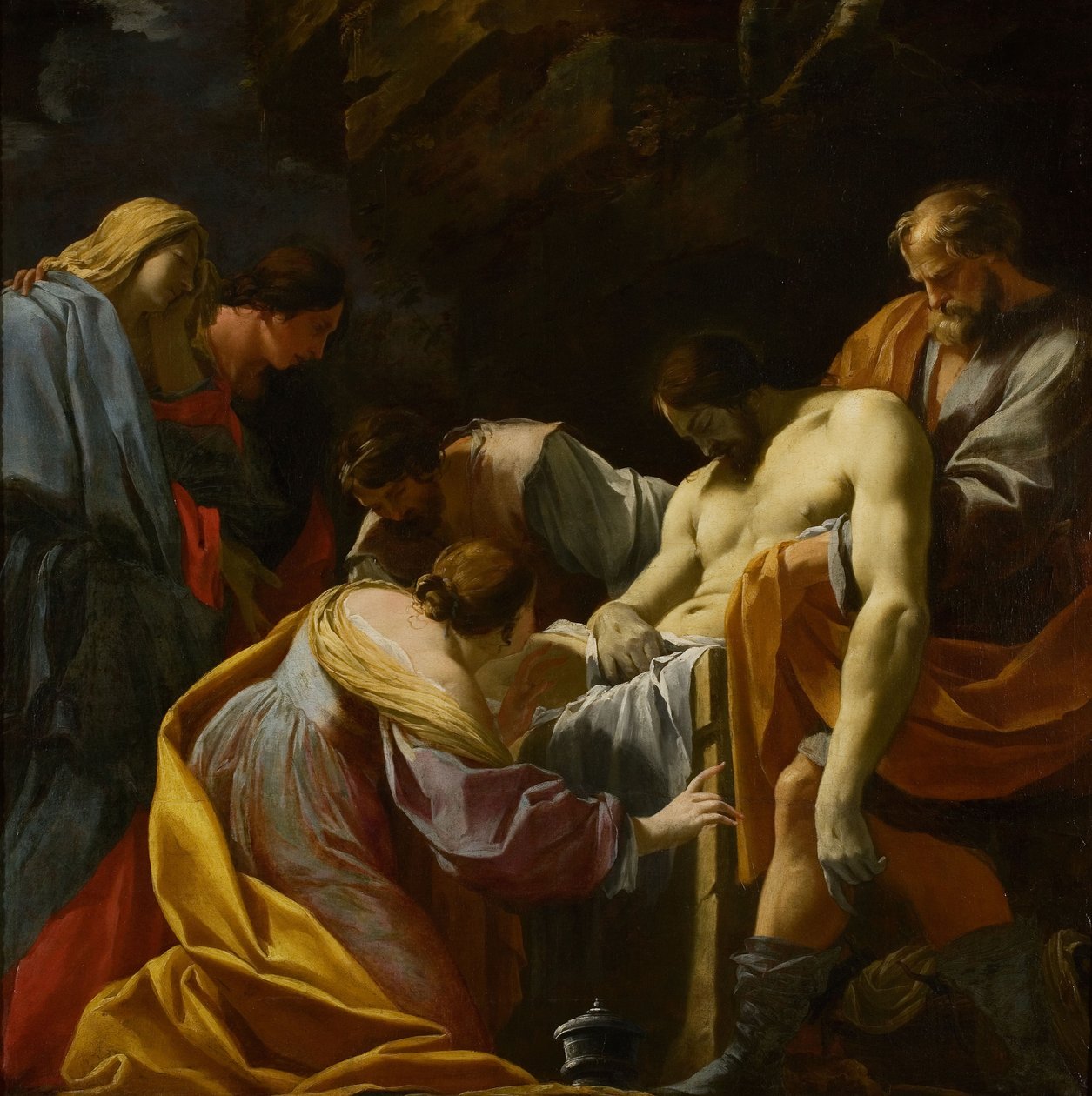 Gravläggningen av Simon Vouet