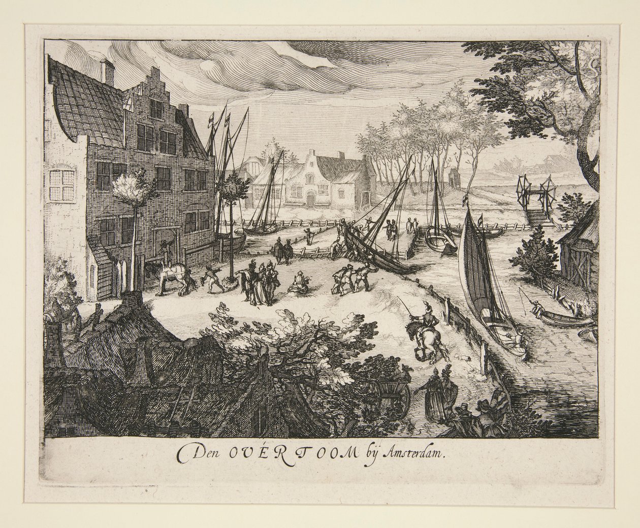 The Overtoom nära Amsterdam av Simon Wynhoutsz Frisius