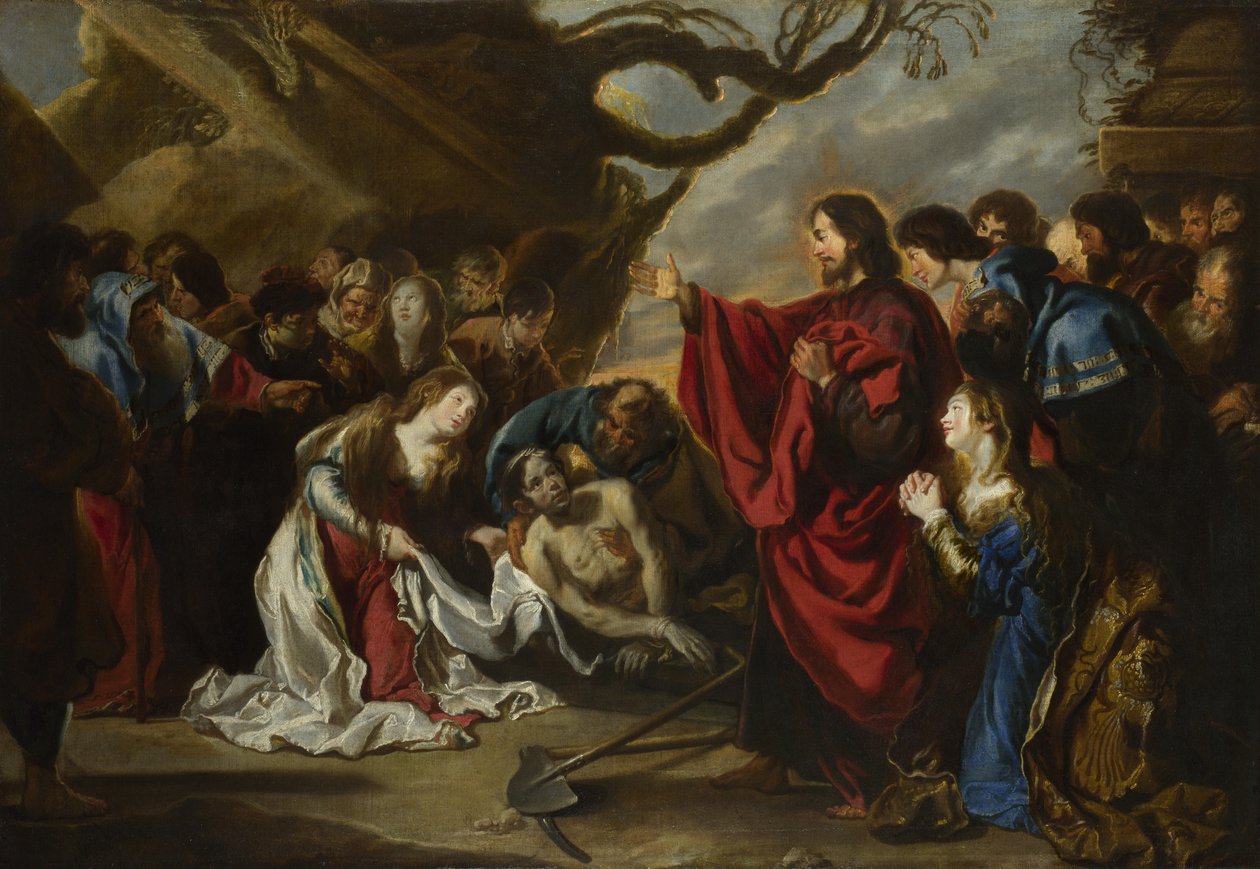 Lazarus uppståndelse av Simon de Vos