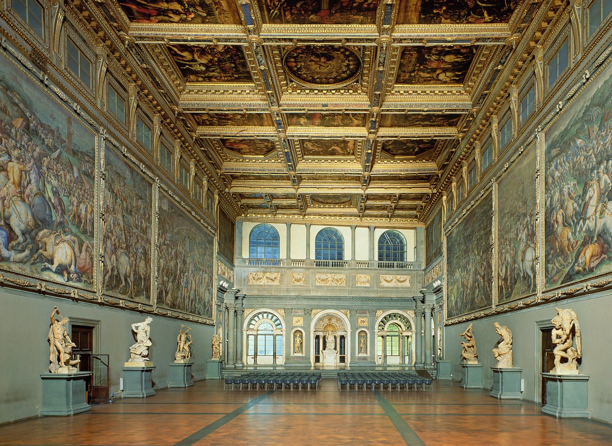 Salone dei Cinquecento, ca 1495 av Simone del Pollailo