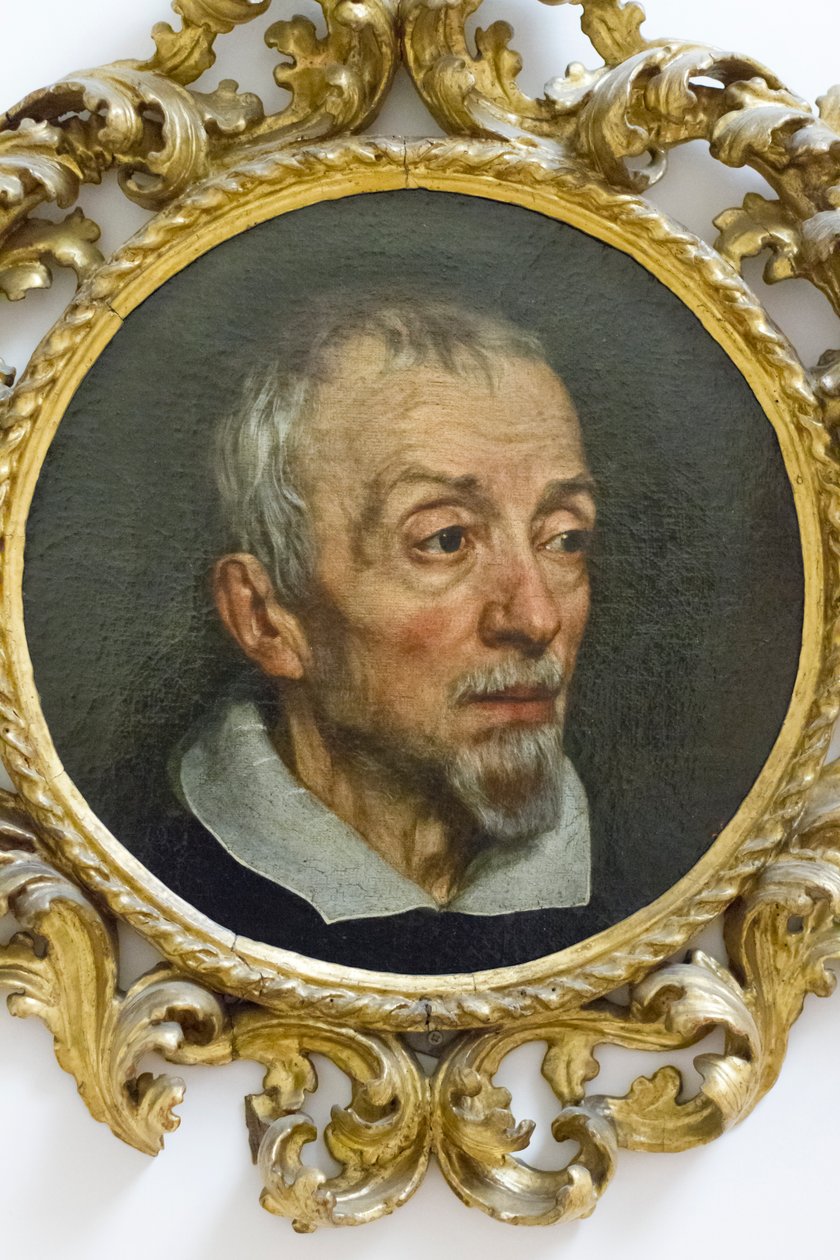 Porträtt av Guido Reni av Simone Cantarini