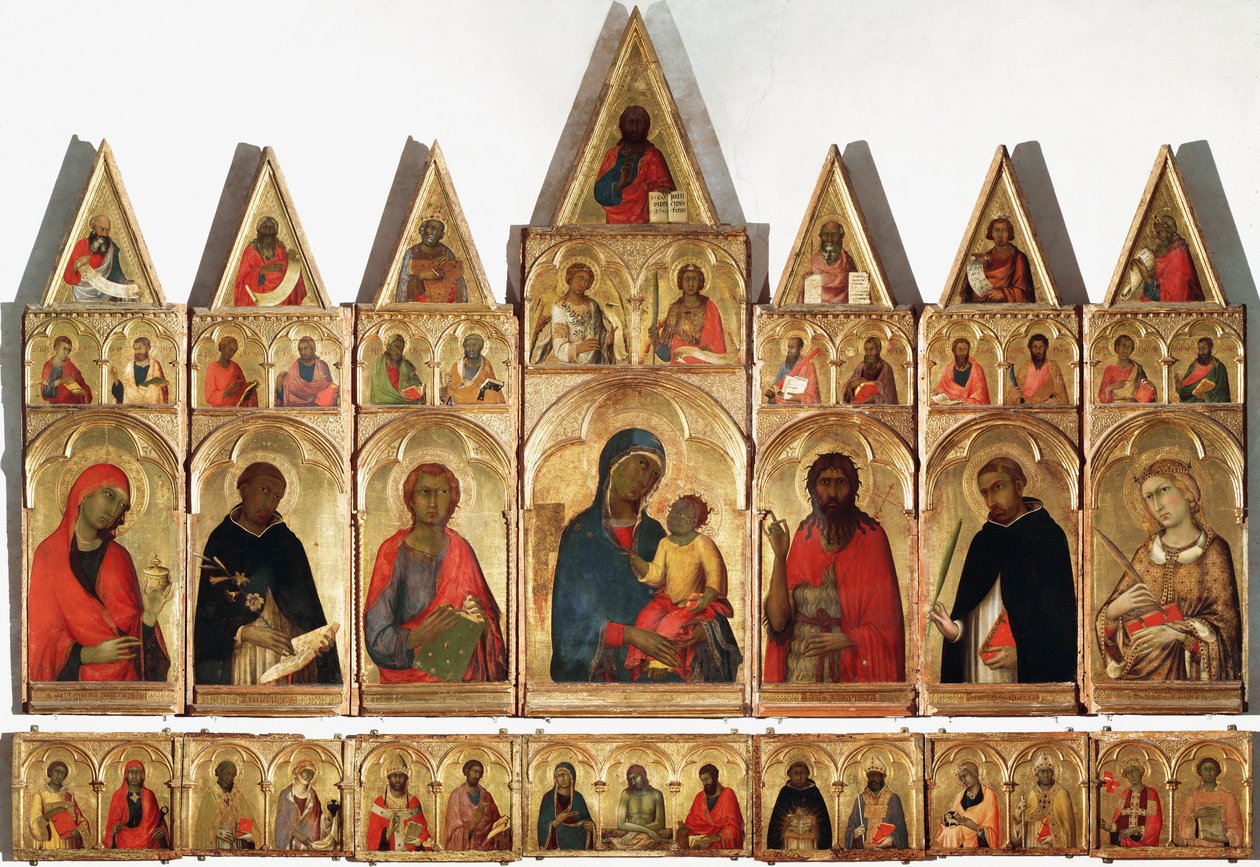 Katarinas polyptyk, 1320 av Simone Martini