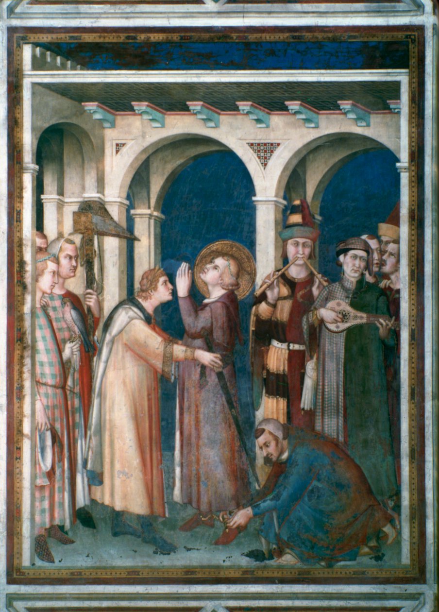 St Martin adlades, 1312-1317. av Simone Martini