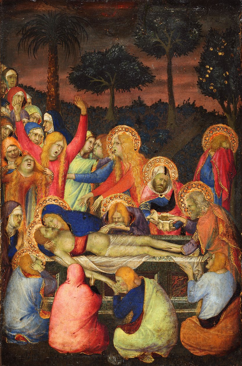 Kristi gravläggning av Simone Martini