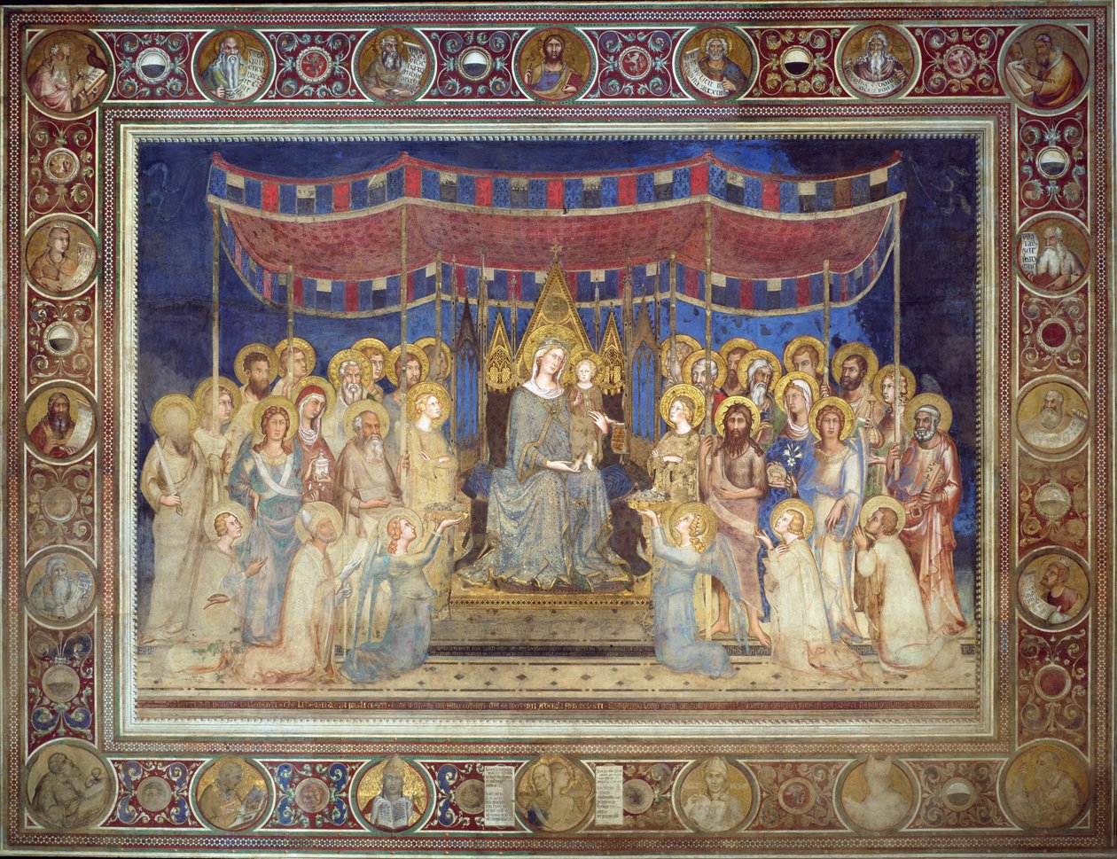 Majestät, 1315-1321 av Simone Martini di