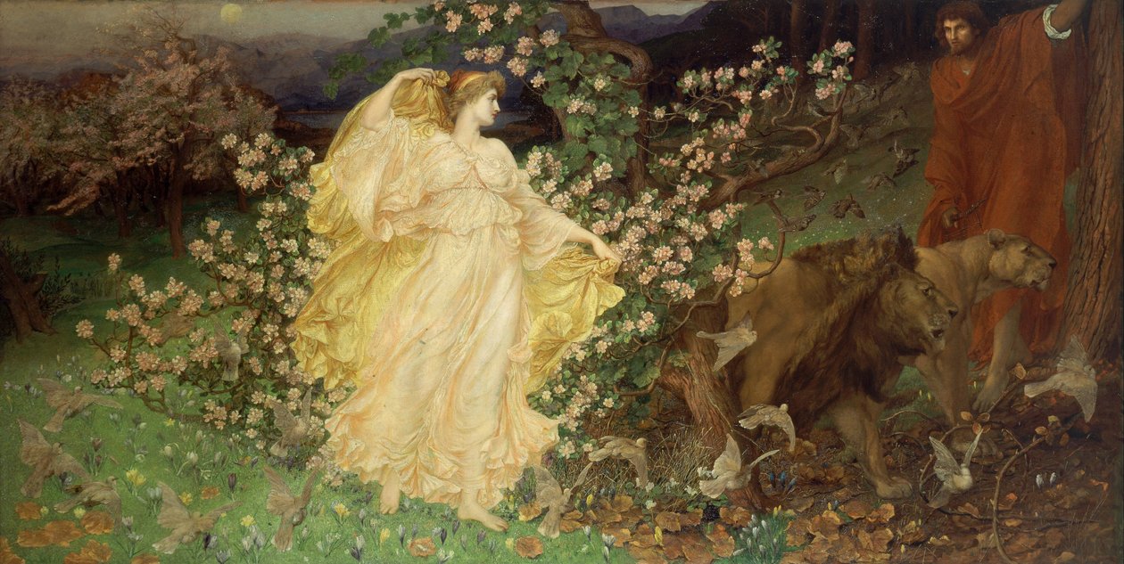 Venus and Anchises av William Blake Richmond