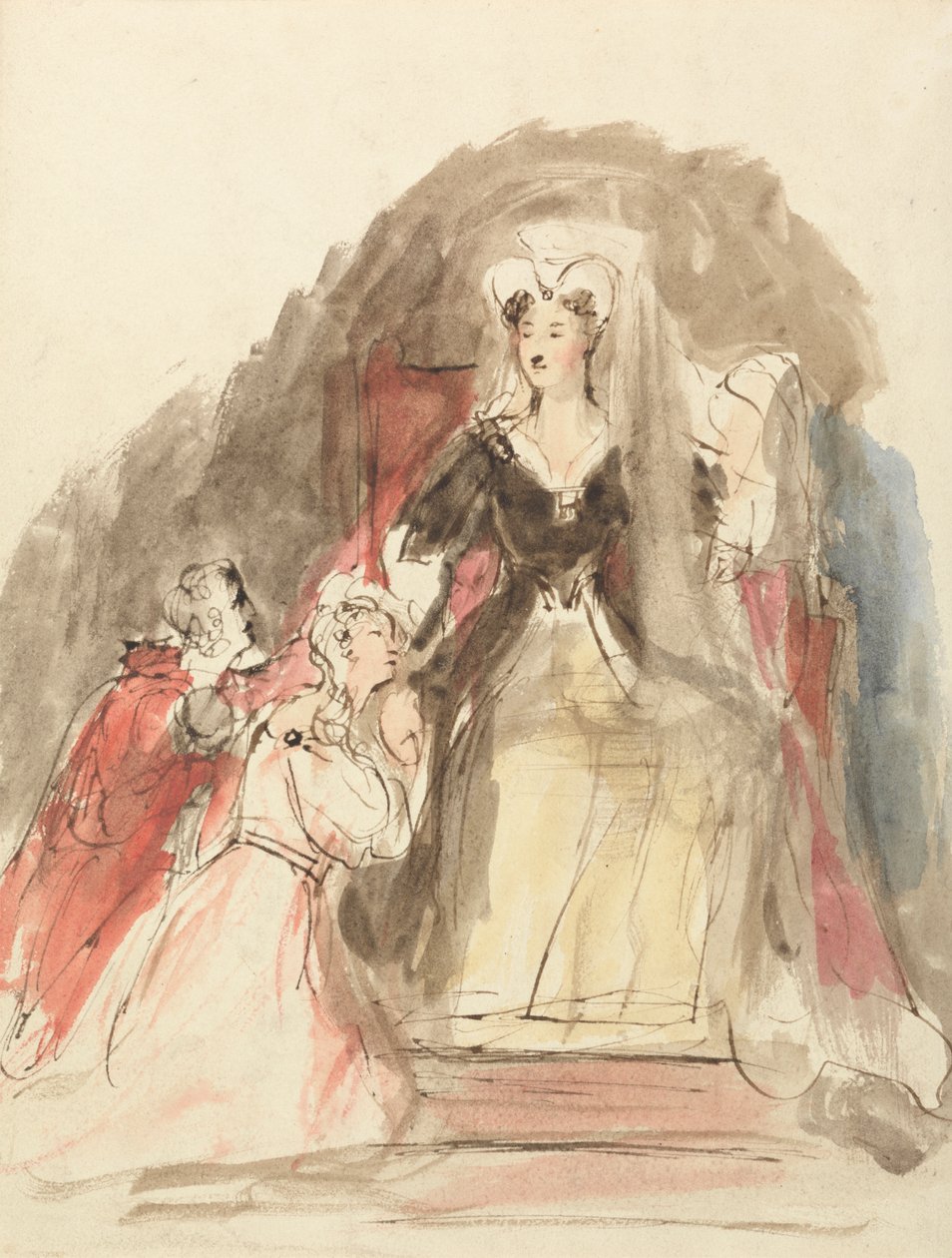 En scen från "The Abbot" av Sir David Wilkie