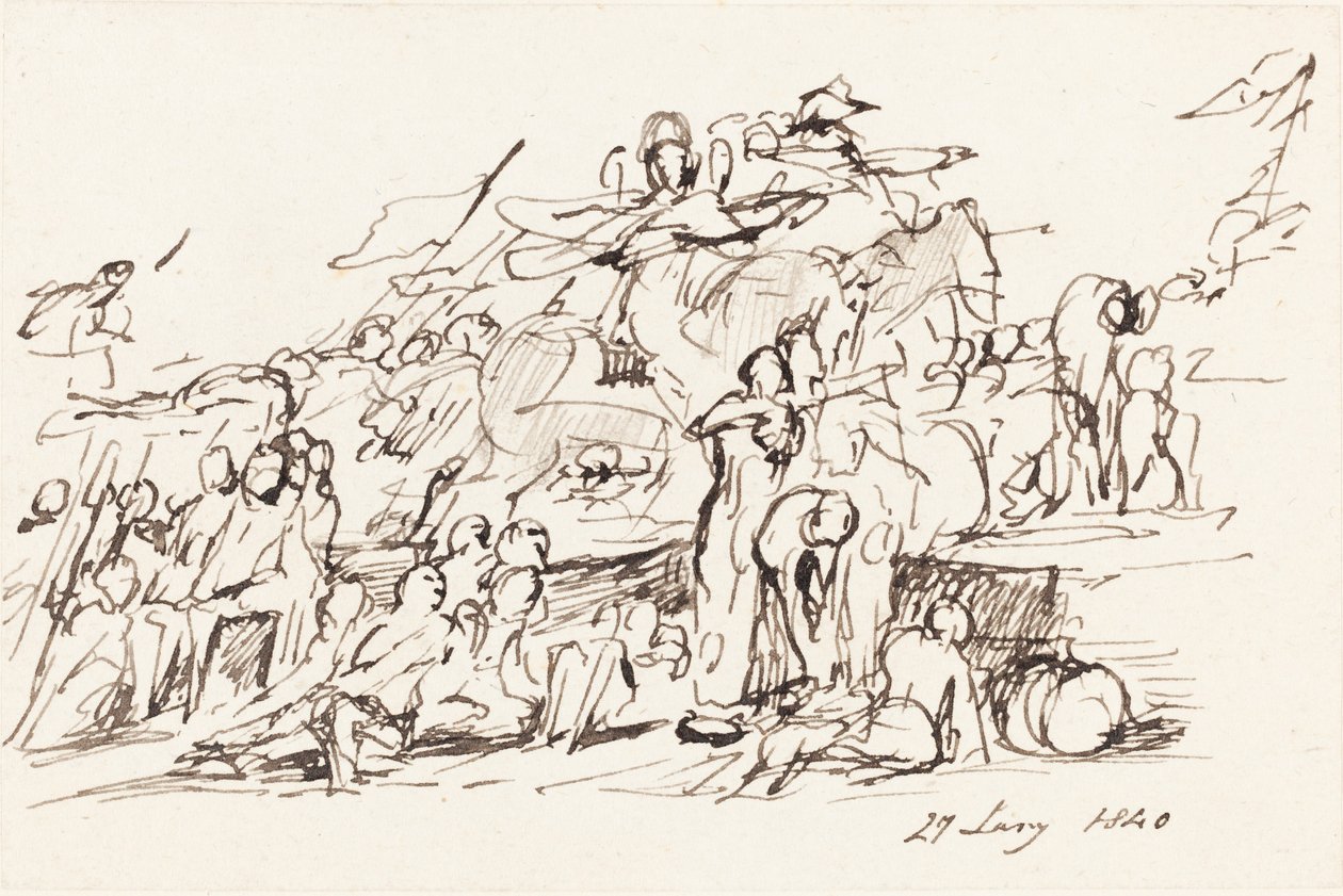 Slagscen av Sir David Wilkie
