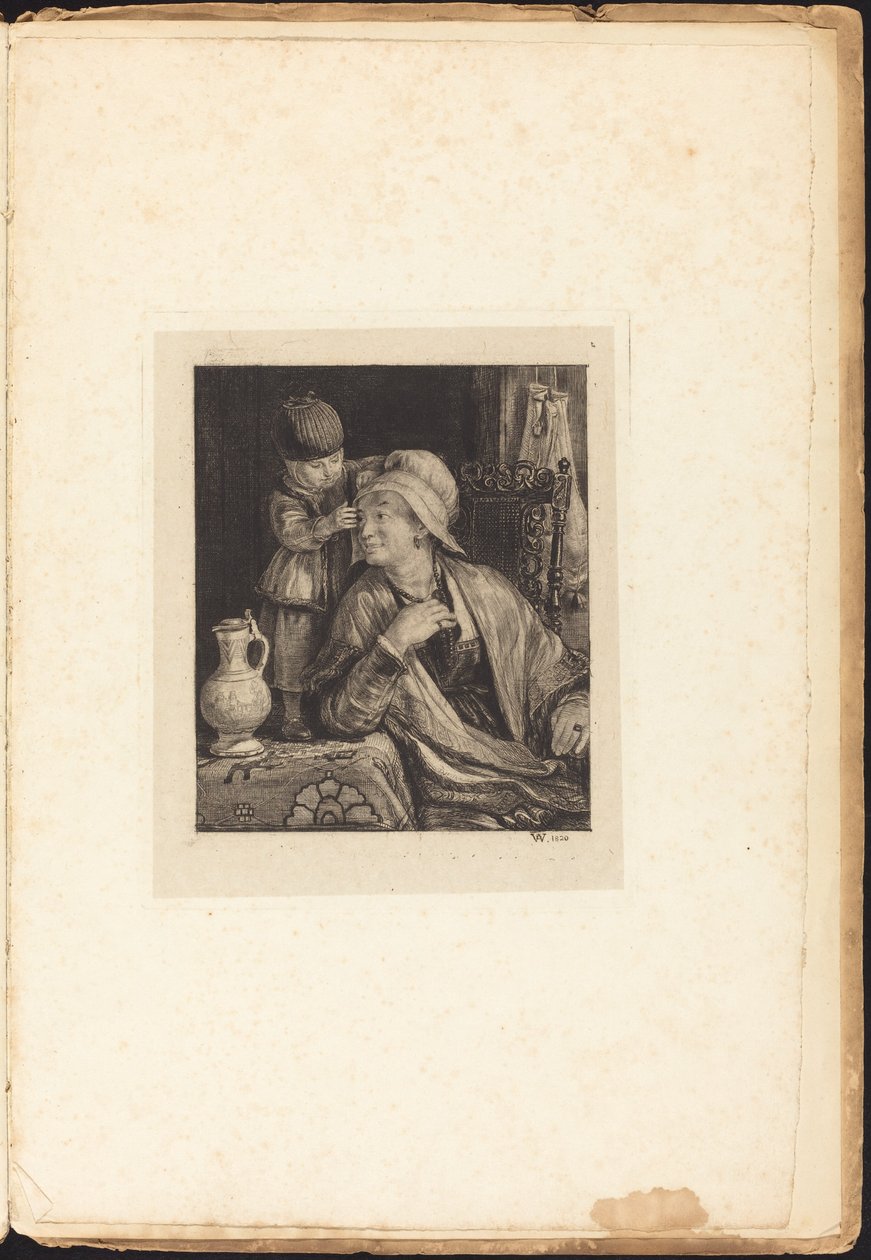 Den flamländska modern av Sir David Wilkie