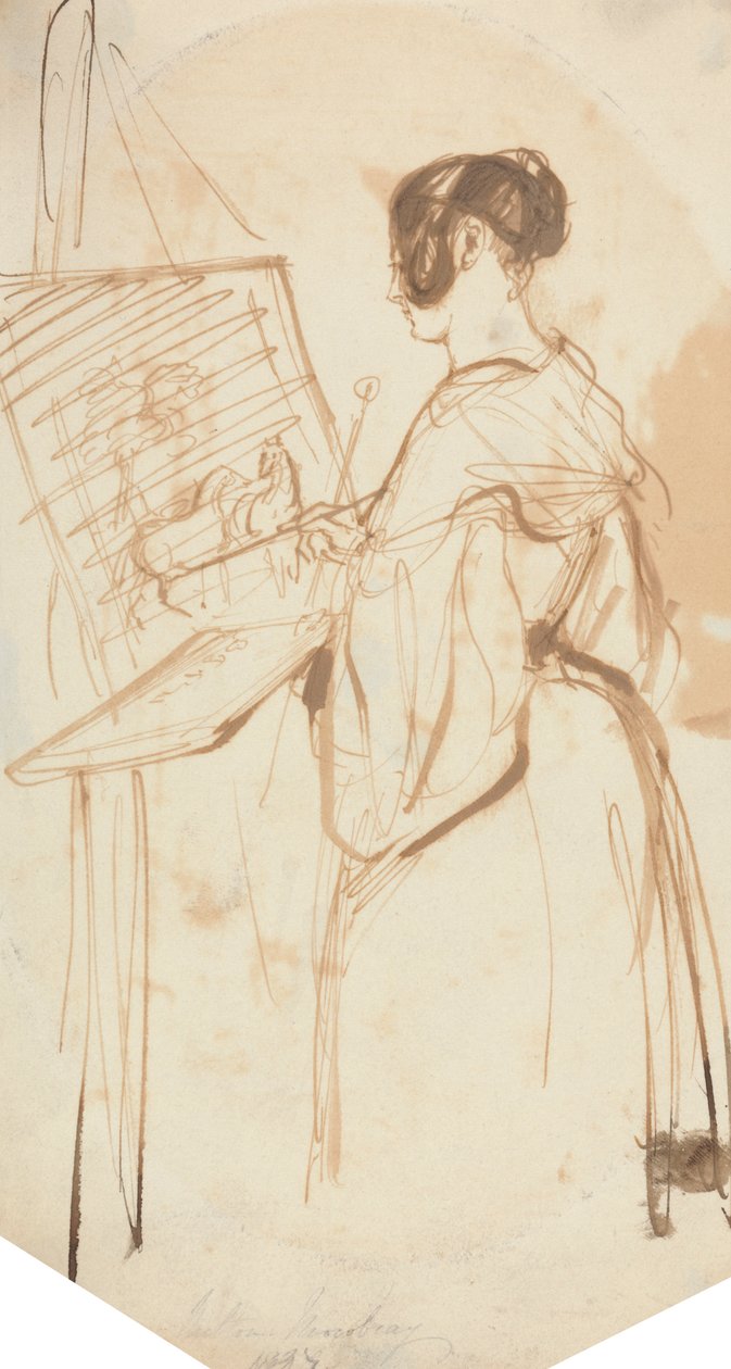 En dammålning av Sir Francis Grant