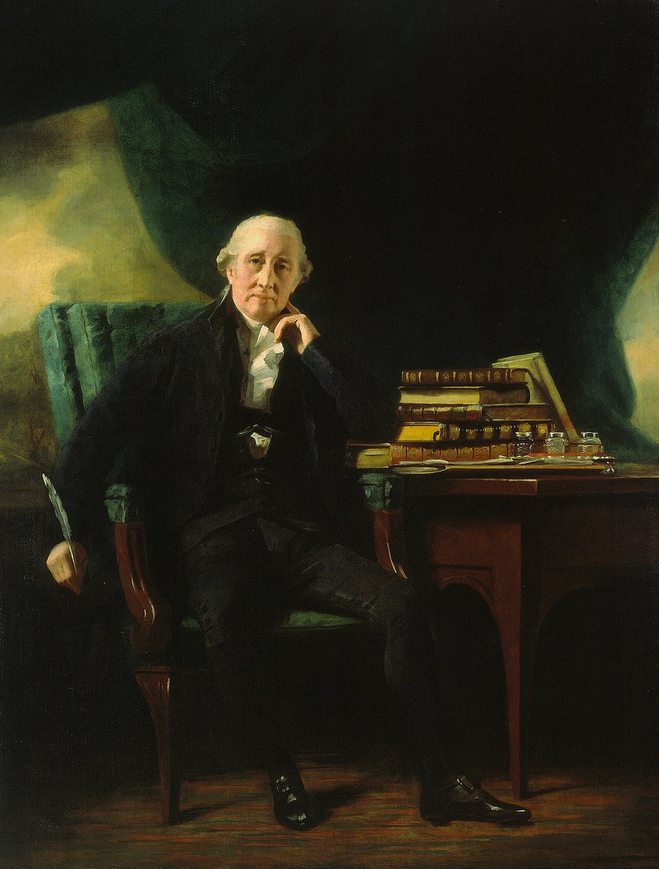 Adam Rolland från Gask II av Sir Henry Raeburn