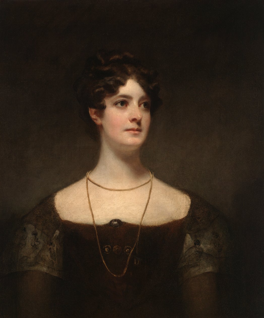 Mrs. James Wedderburn, n?e Isabelle Clerk av Sir Henry Raeburn