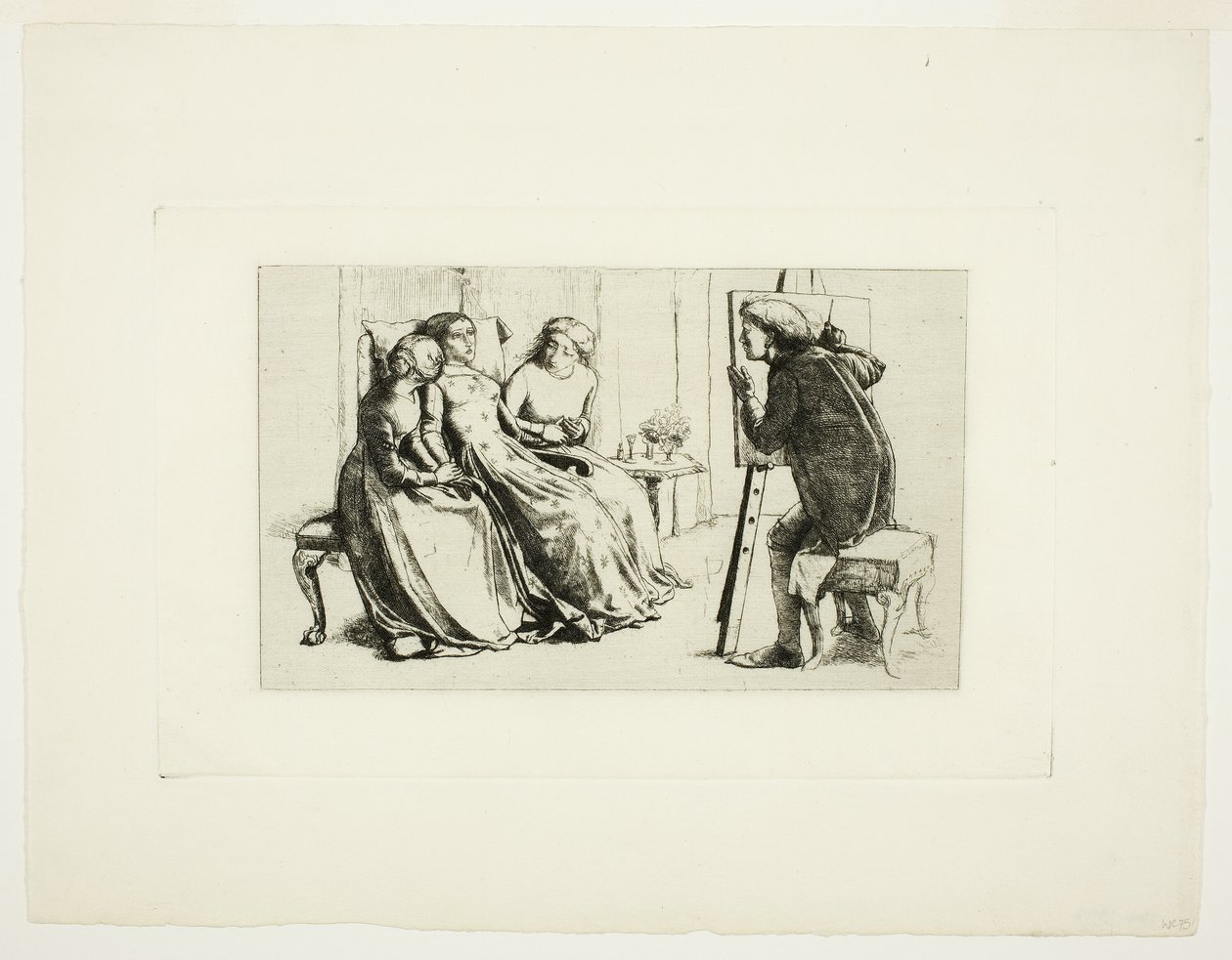 Sankt Agnes av förbön av Sir John Everett Millais